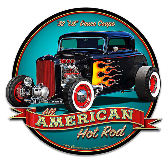 1932 Lil Deuce Coupe Vintage Sign