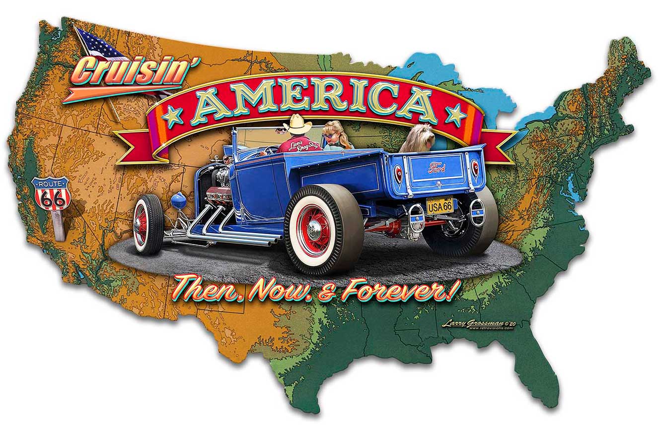 CRUISIN' AMERICA MAP