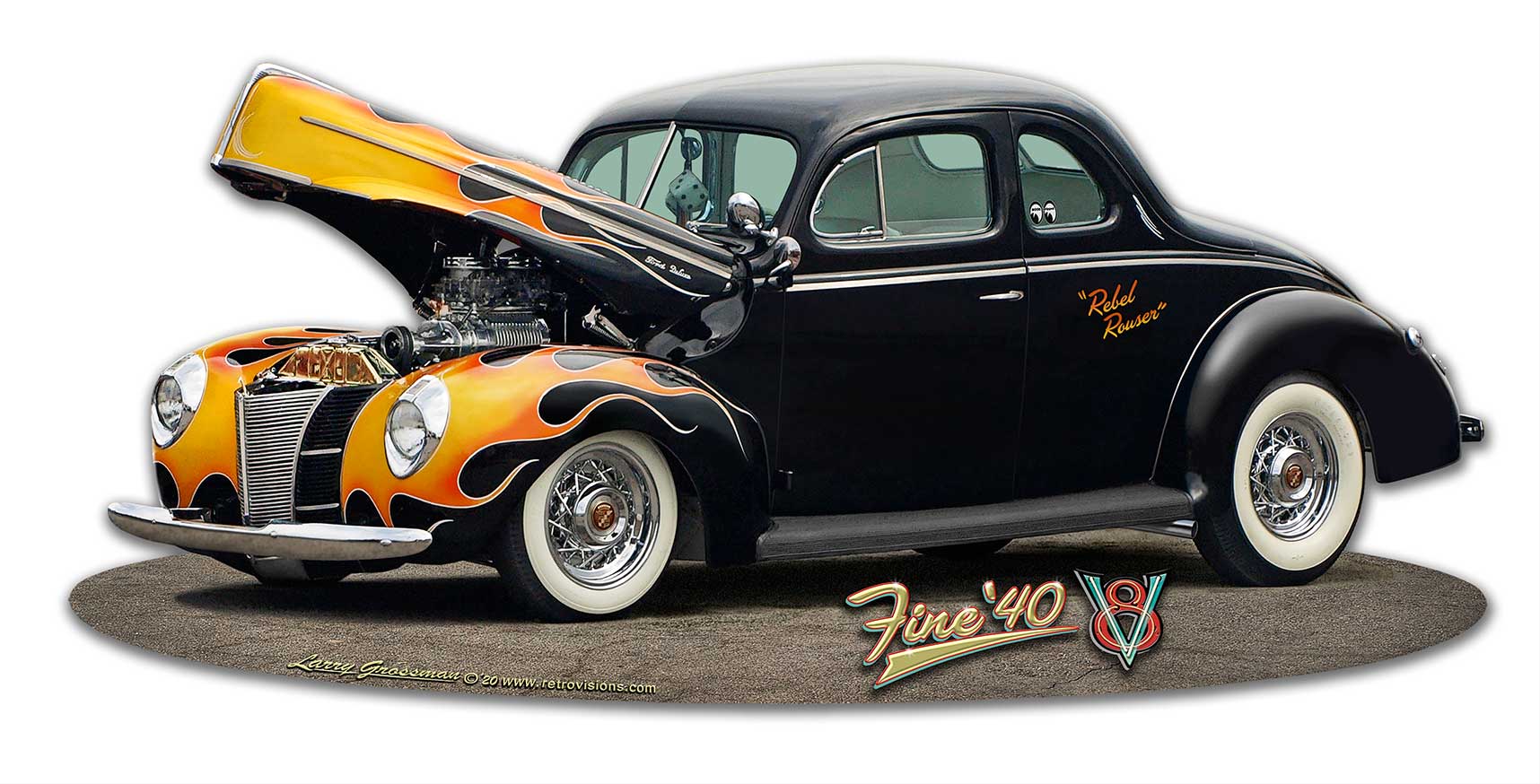 1940 Coupe Cut-out