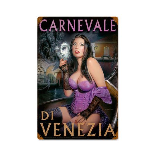 Carnivale Di Venezia Vintage Sign