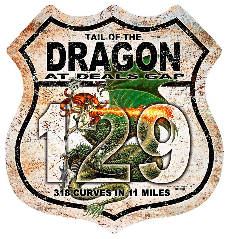 DRAGON LADY ROAD SIGN