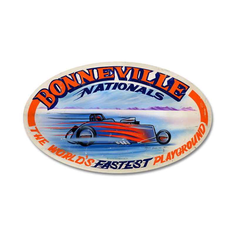 Bonneville Nationals Vintage Sign