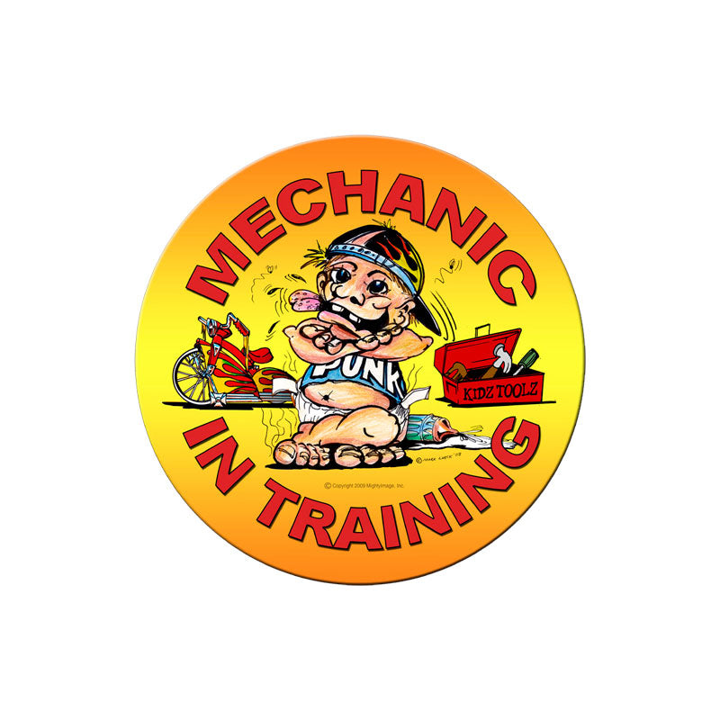 Mechanic In Training Vintage Sign