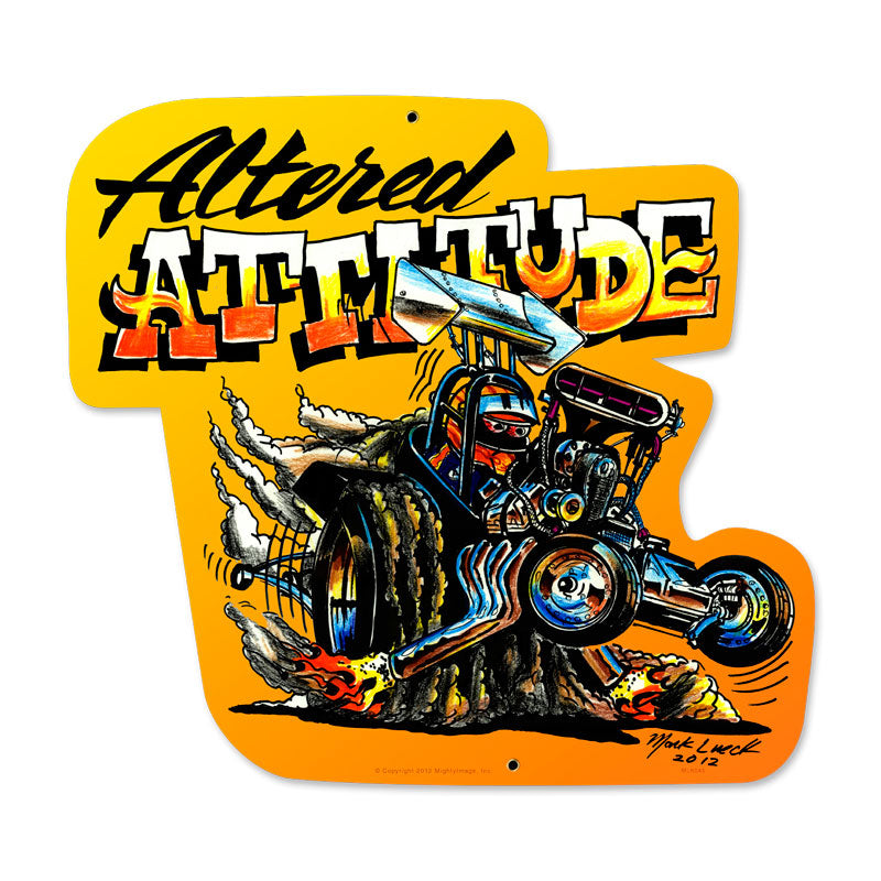 Altered Attitude Vintage Sign