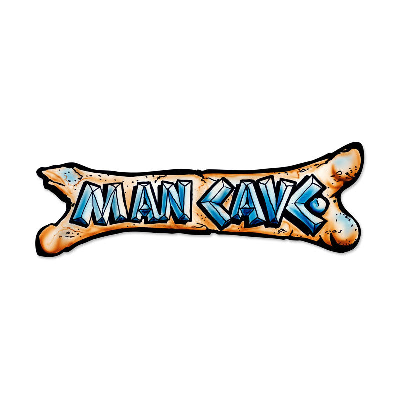 Man Cave Bone Vintage Sign