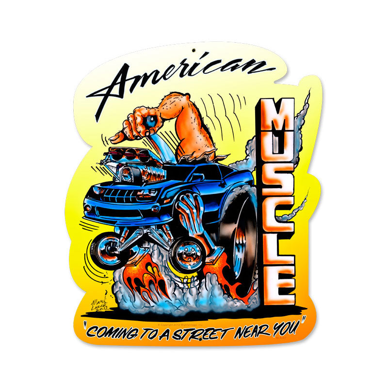 American Muscle Vintage Sign