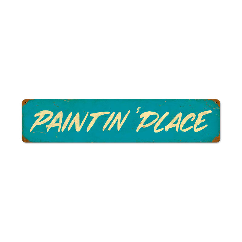 Paintin Place Vintage Sign