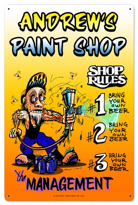 PAINTER SHOP - Personalized