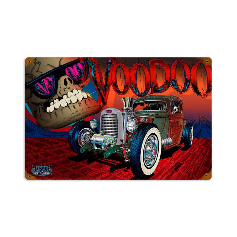 Rat Rod Voodoo Vintage Sign