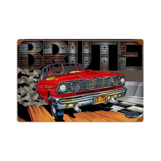 Brute Vintage Sign