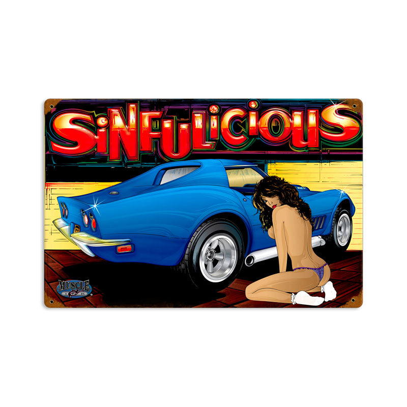 Sinfulicious Vintage Sign