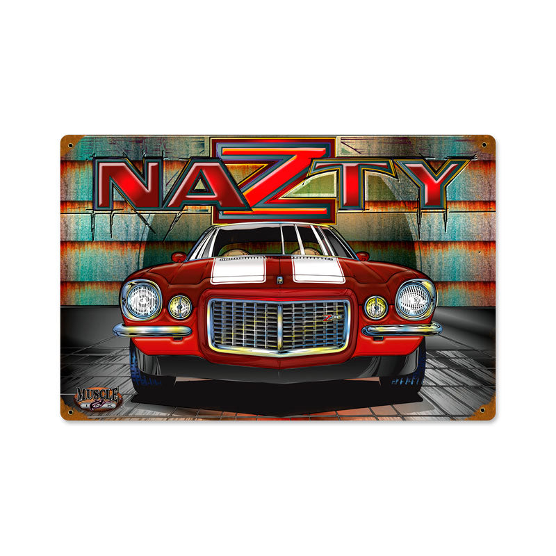 Nazty Vintage Sign