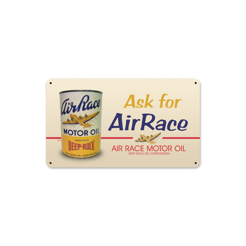 Air Race Oil Vintage Sign
