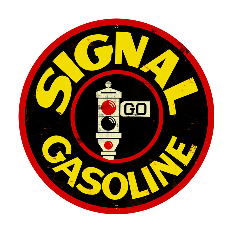 Signal Gasoline Vintage Sign