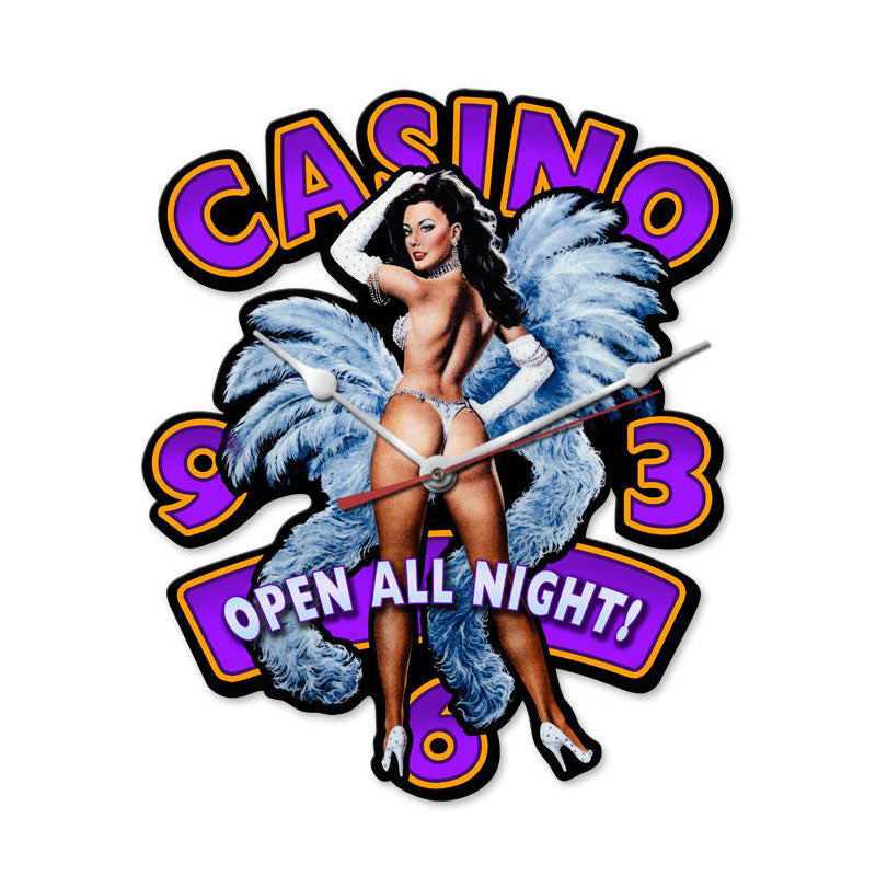 Casino Pinup Clock