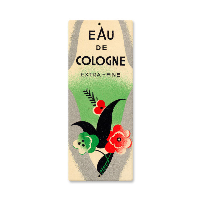 Eau De Cologne Vintage Sign