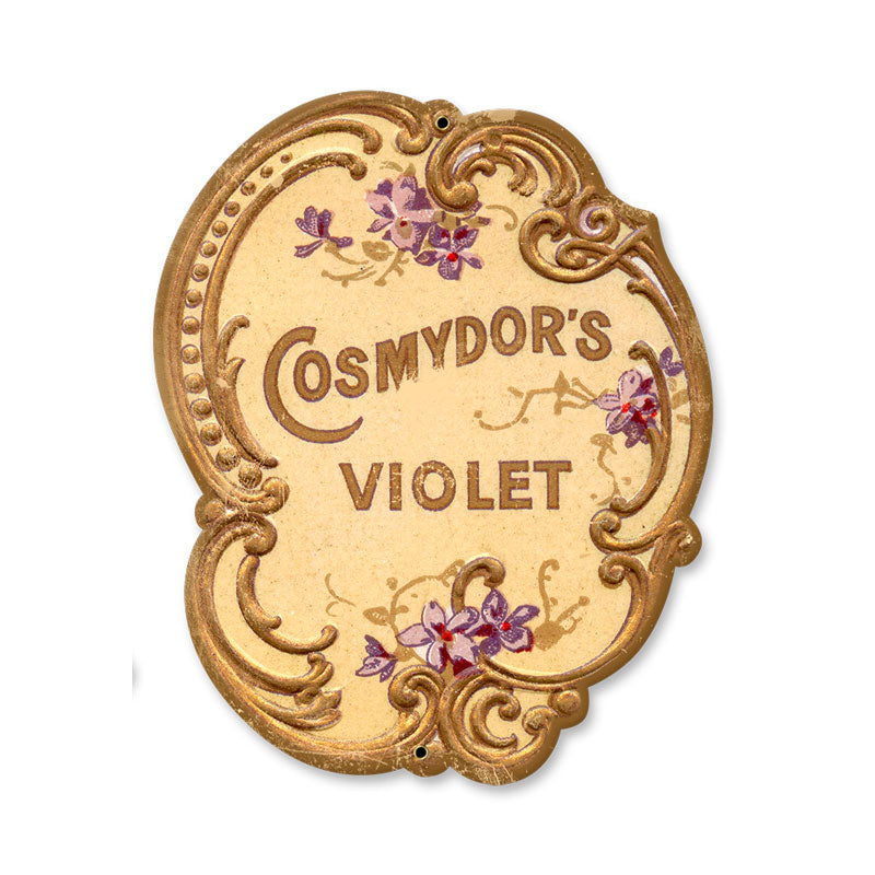 Cosmydors Violet Vintage Sign