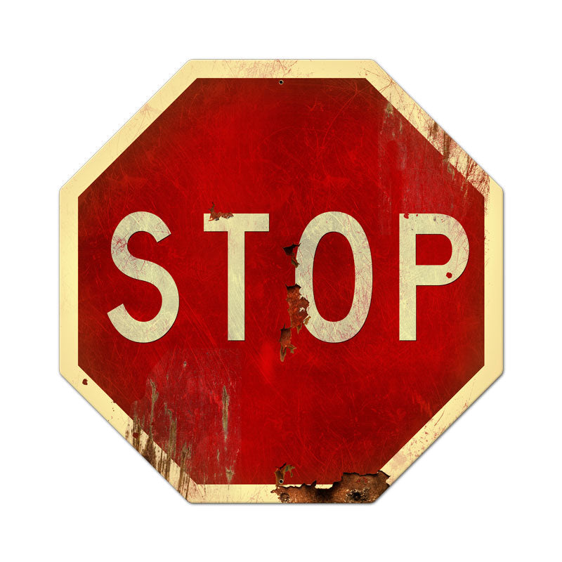 Stop Sign Vintage Sign