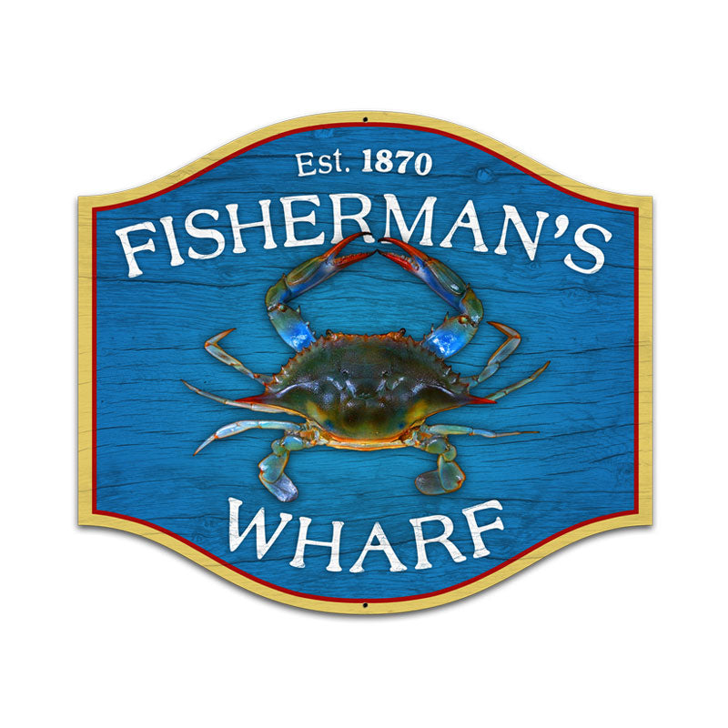 Fishermans Wharf Vintage Sign