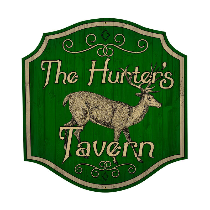 Hunters Tavern Vintage Sign