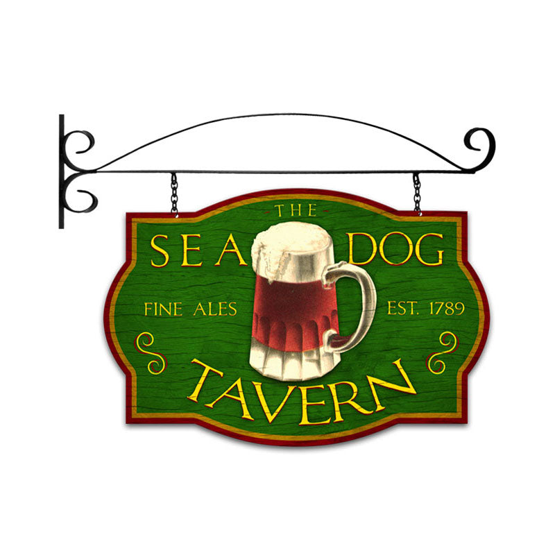 Sea Dog Tavern Vintage Sign