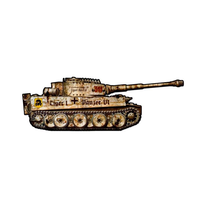 Tiger Tank Vintage Sign