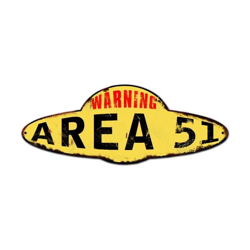 Area 51 Plasma Vintage Sign