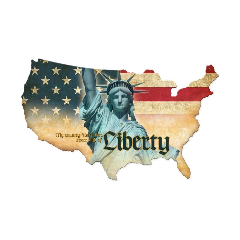 Liberty Usa Vintage Sign