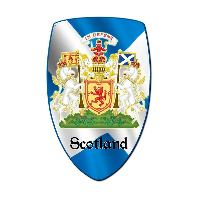 Scotland Shield Vintage Sign