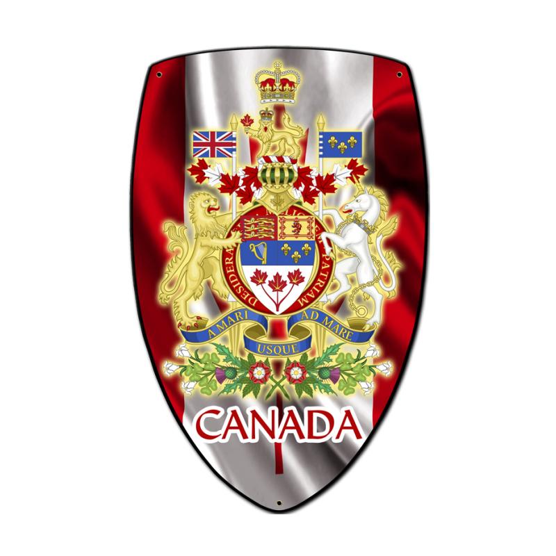 Canada Shield Vintage Sign