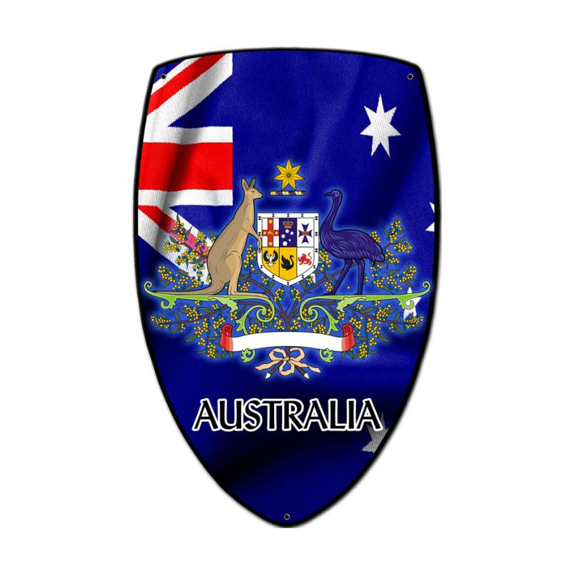 Australia Shield Vintage Sign