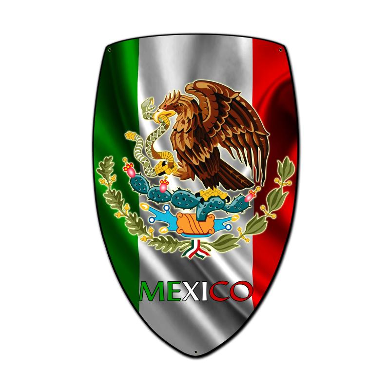 Mexico Shield Vintage Sign