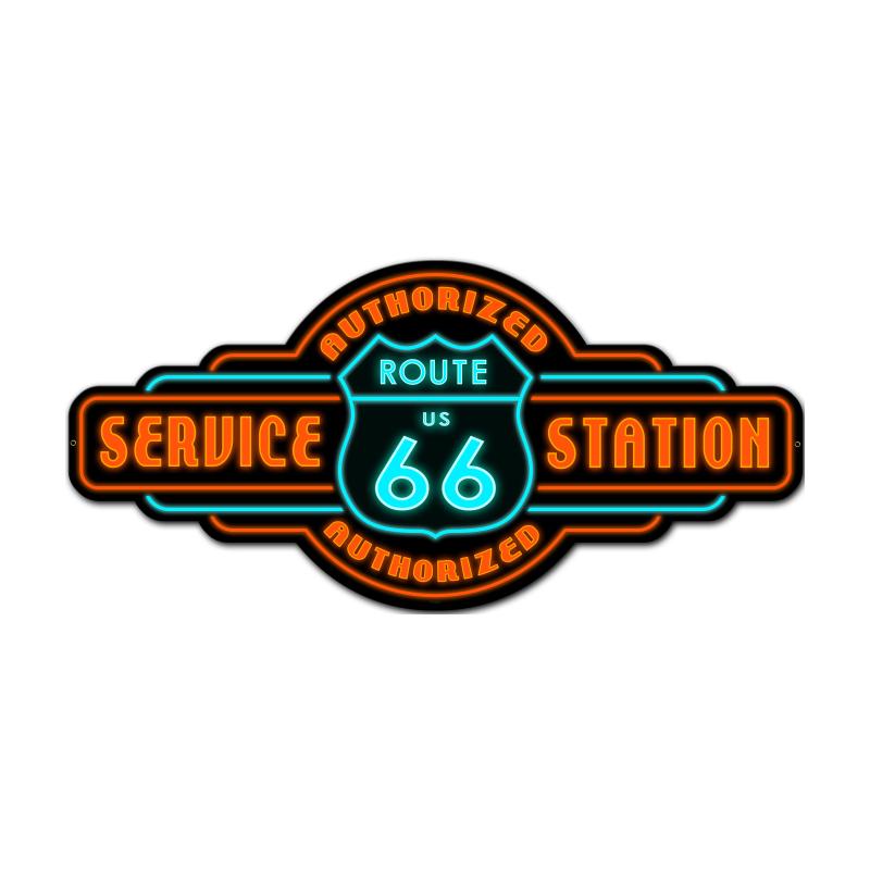 Route 66 Service Vintage Sign