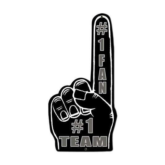 #1 Team Finger Black White