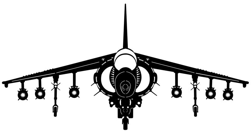 The Harrier Plane Vintage Sign