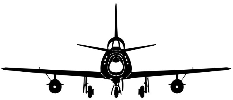 F86F Sabre Plane Vintage Sign