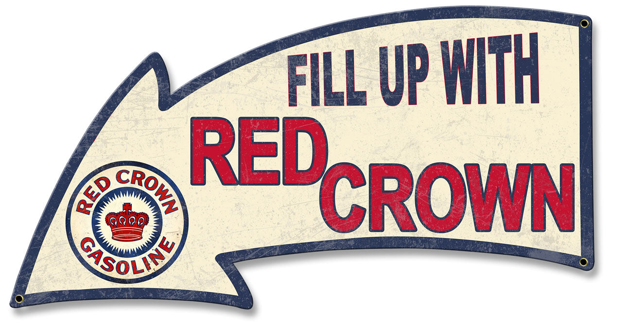 Fill Up With Red Crown Arrow