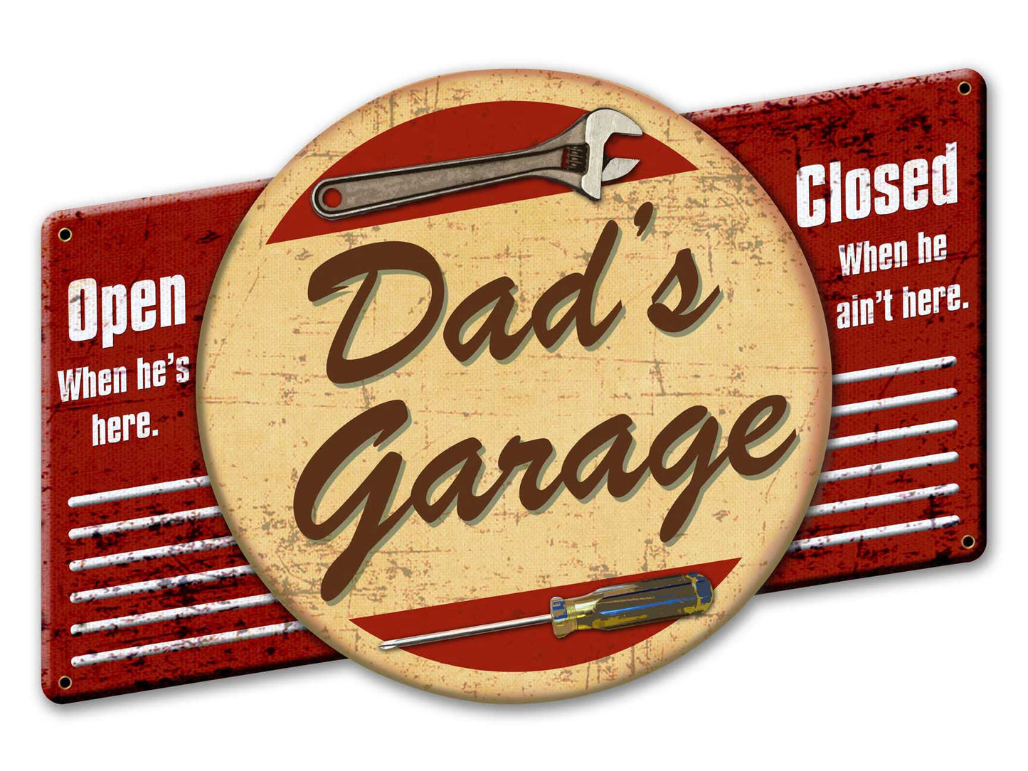 Dad's Garage Vintage Sign
