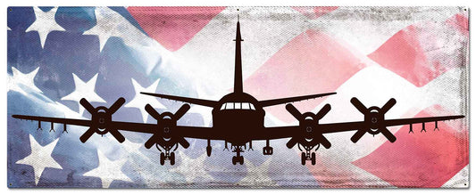 Planes P3 Orion American Flag