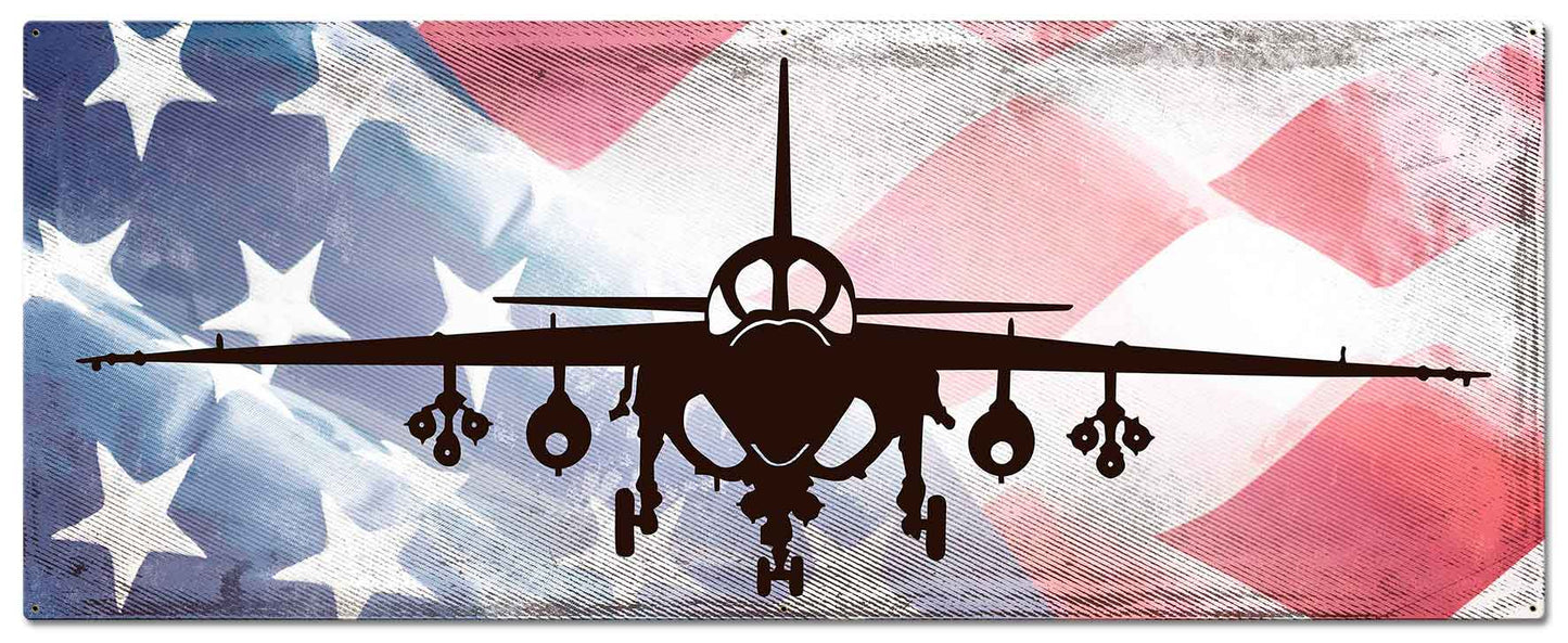 Planes A6 Intruder American Flag