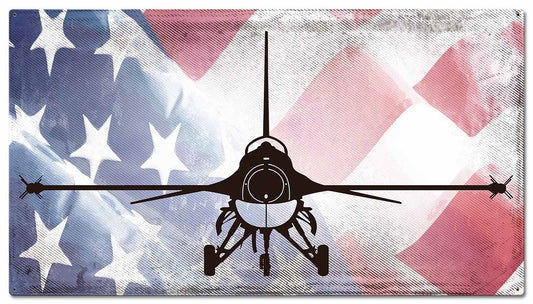 Planes F-16 American Flag