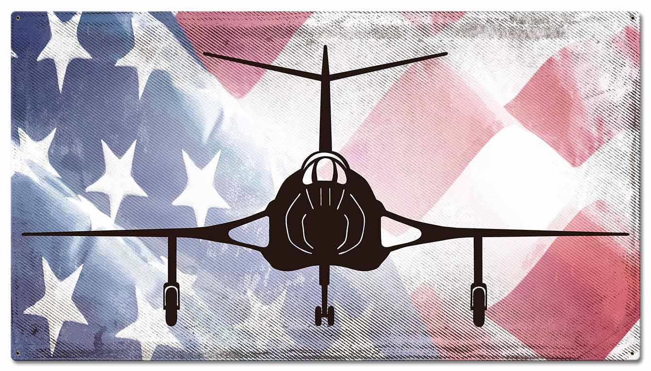 Planes F101 Voodoo American Flag