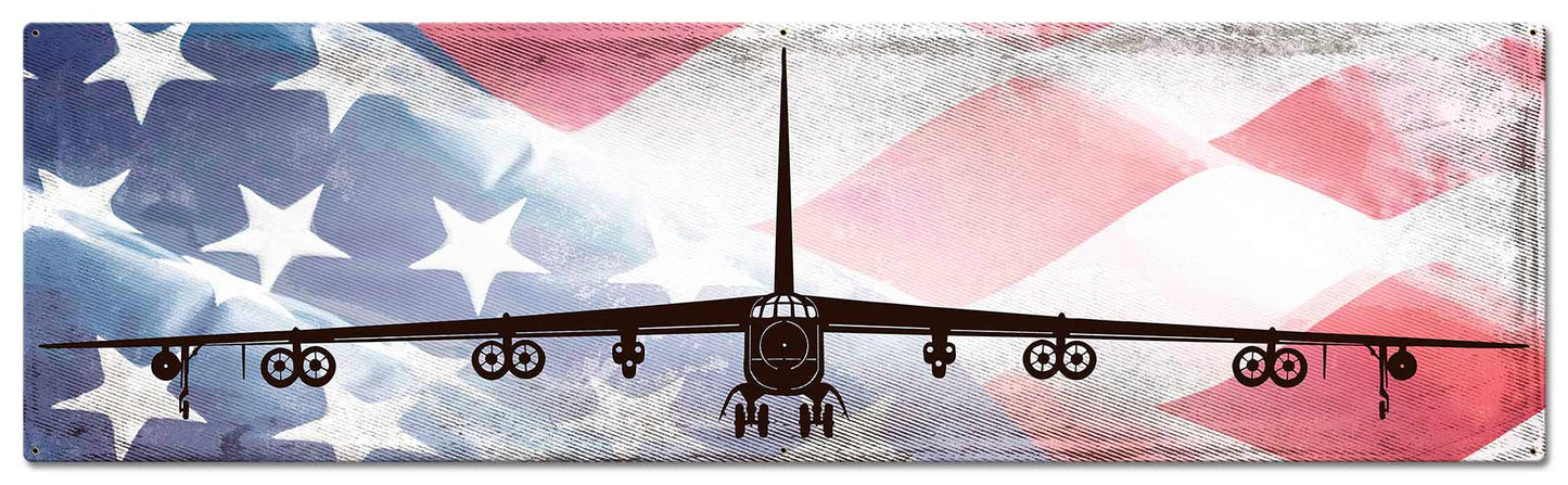 Planes B52 Stratofortress American Flag