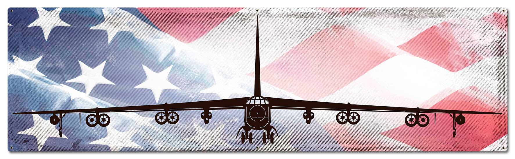 Planes B52 Stratofortress American Flag