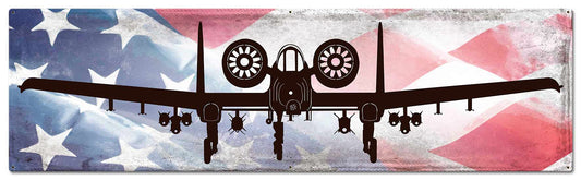 Planes A10A Thunderbolt II American Flag
