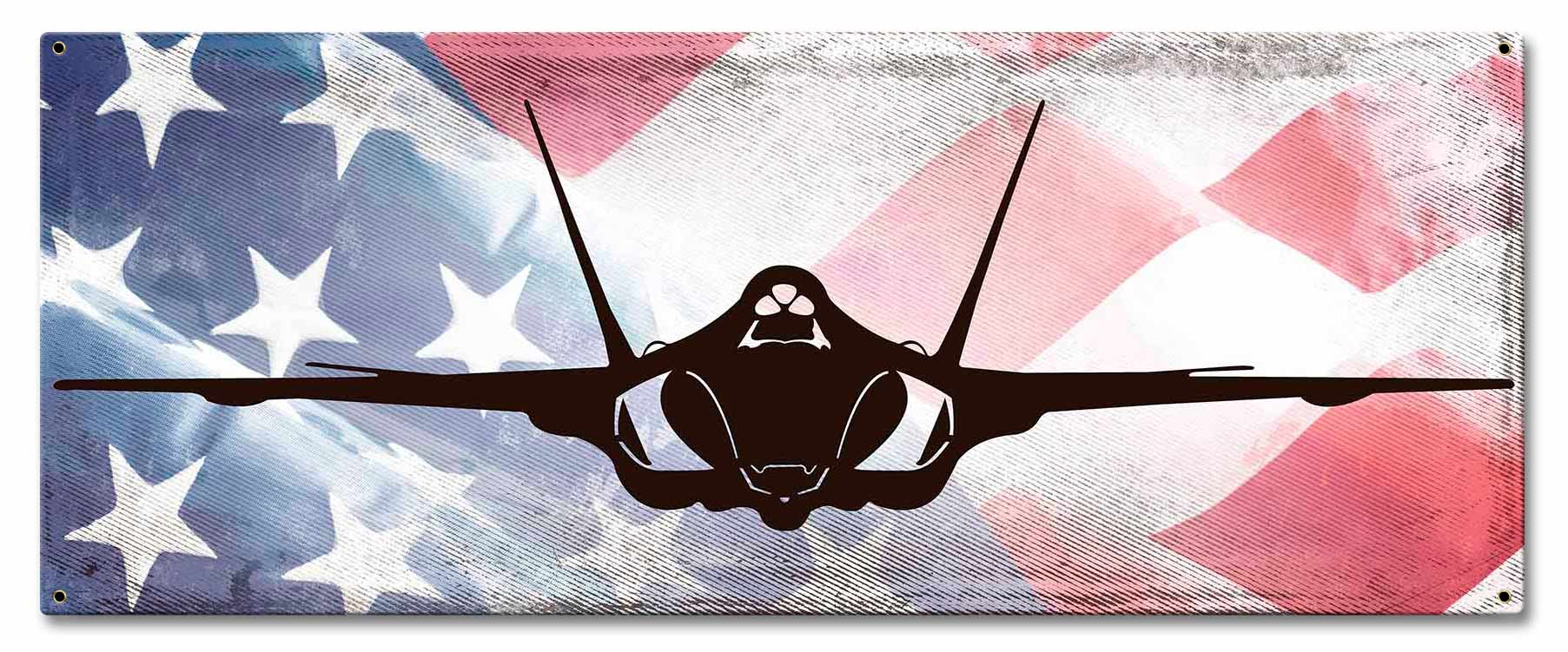 Planes Navy F-35 American Flag