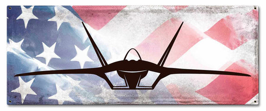 Planes F-22 American Flag