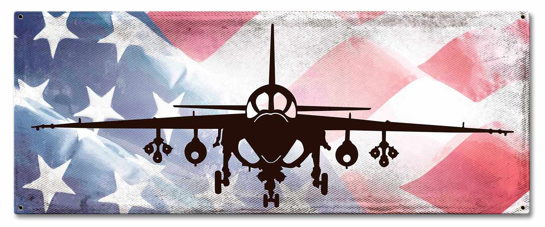Planes A6 Intruder American Flag