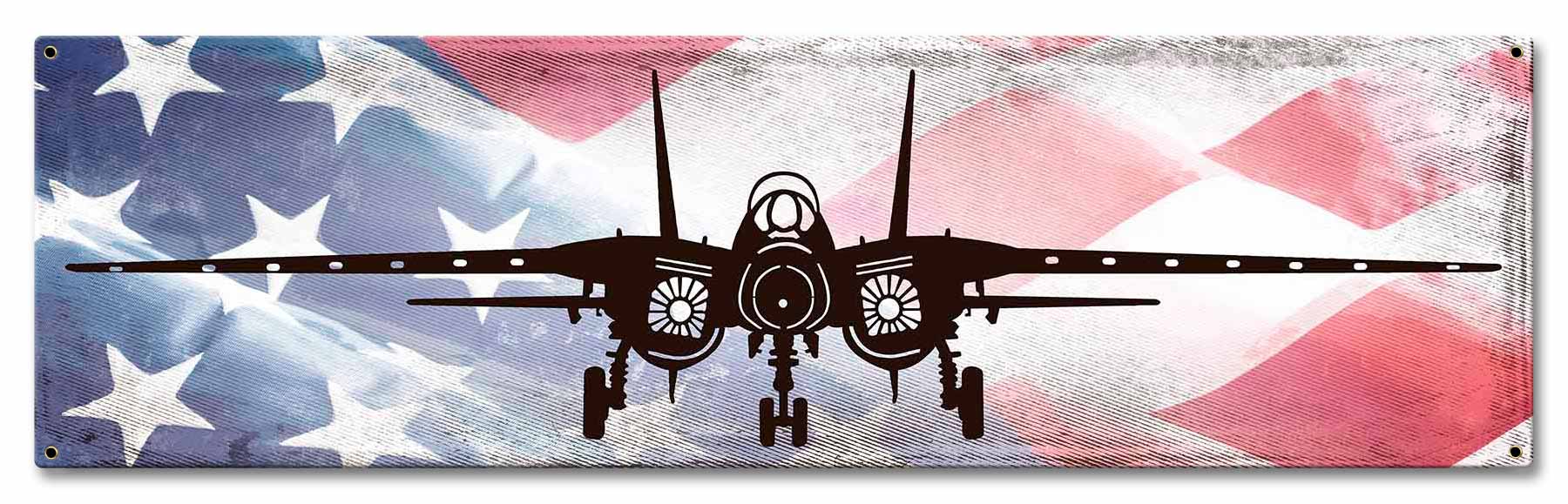 Planes F14 Tomcat American Flag