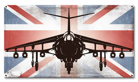 Planes Harrier UK Flag